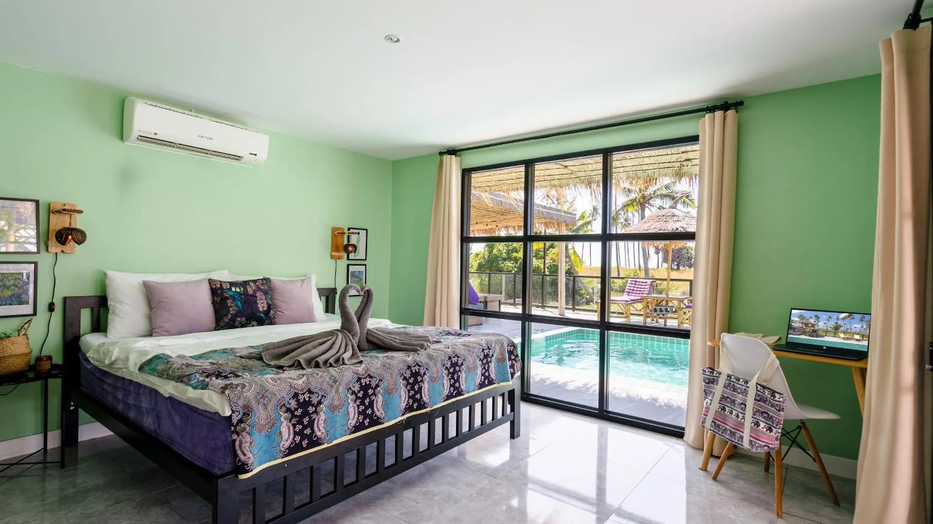 קו לנטה Manao Seaview Pool Villa 33 - 5 Mins Walk To The Beach תאילנד